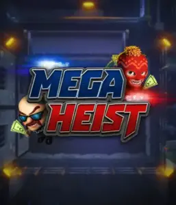 Get ready for the exciting world of the Mega Heist game by Relax Gaming, highlighting mischievous characters ready to pull off a big score. This graphic captures the intensity of the heist with its dramatic logo and an ominous vault backdrop. Perfect for players looking for a heist adventure, offering a thrilling gaming experience. 